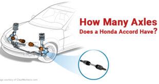 How Many Axles Does a Honda Accord Have?